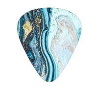 Guitar Picks,Colorful Glod Marble Pattern For Acoustic Guitar, Electric Guitar, Bass,Ukulele Three Size(12 Pack)