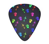 Guitar Picks colorful trippy mushrooms Picks Medium 12 Pack with Box Special Guitar Plectrums Gift Set for Guitarist