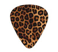 Guitar Picks Cool Cheetah Leopard Print 12 Pack Thin Medium Heavy Guitar Plectrums Guitar Accessories For Bass, Guitars With Storage Box
