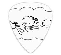 Guitar Picks Counting Sheep Bubble Speech Insomnia Premium Picks Sampler 12 Packs - Variety Guitar Picks Plectrums