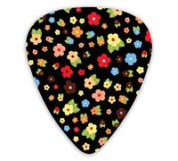 Guitar Picks Cow Pattern 12 Pieces Ukulele Picks Including 0.46 mm 0.71 mm 0.96 mm