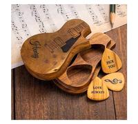 Guitar Picks Custom, 3 Pack Custom Guitar Picks, Guitar Picks Big Personalized and Customizable for the Perfect Gift (Box*1 Guitar Picks*3),A