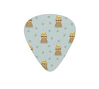 Guitar Picks Cute Sloth Leaf Green Guitar Pick for Electric Bass Guitar Acoustic Guitar Lovers Gift 12 Pack with Box