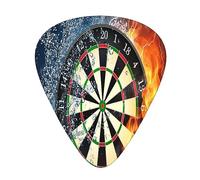 Guitar Picks,Dart Board Printed For Acoustic Guitar, Electric Guitar, Bass,Ukulele Three Size(12 Pack)