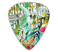 Guitar Picks Deep In The Jungle Premium Bass Picks For Electric Guitar And Bass Guitars With Three Sizes (12 Pack)