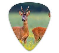 Guitar Picks Deer Sparrow 12 Pieces Ukulele Picks Including 0.46 mm 0.71 mm 0.96 mm