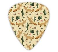 Guitar Picks Desert Of Fox Premium Guitar Picks 12 Pieces Ukulele Picks Including 0.46 mm 0.71 mm 0.96 mm