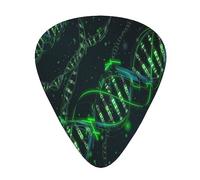 Guitar Picks,DNA Science For Acoustic Guitar, Electric Guitar, Bass,Ukulele Three Size(12 Pack)