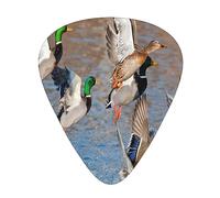 Guitar Picks,Ducks Hunting For Acoustic Guitar, Electric Guitar, Bass,Ukulele Three Size(12 Pack)