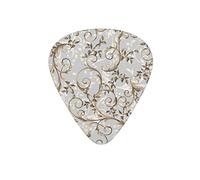 Guitar Picks Elegant Baroque Leaves Vintage Guitar Pick for Electric Bass Guitar Acoustic Guitar Lovers Gift 12 Pack with Box