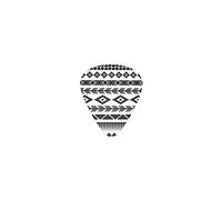 Guitar Picks Ethnic Aztec Amazing Abstract Shapes Premium Bass Picks For Electric Guitar And Bass Guitars With Three Sizes (12 Pack)