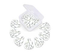 Guitar Picks Eucalyptus Leaves 12 Pack Guitar Picks For Electric Acoustic Bass Guitar Ukelele