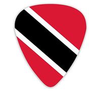 Guitar Picks Flag Of Trinidad And Tobago Premium Guitar Picks 12 Pieces Ukulele Picks Including 0.46 mm 0.71 mm 0.96 mm