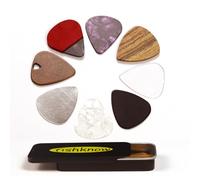 Guitar Picks for Acoustic Guitar,Celluloid,Copper,Steel,Pvc,Acrylic,Wooden Guitar Picks,Thin Medium and Heavy
