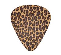 Guitar Picks,For Acoustic Guitar, Electric Guitar, Bass,Ukulele Three Size(12 Pack) Cool Cheetah Leopard Print