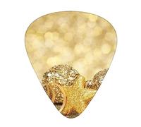 Guitar Picks,For Acoustic Guitar, Electric Guitar, Bass,Ukulele Three Size(12 Pack) Happy New Year Print