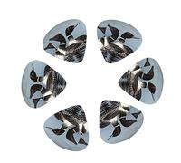 Guitar Picks,For Acoustic Guitar, Electric Guitar, Bass,Ukulele Three Size(12 Pack) Loon Birds1 Printed