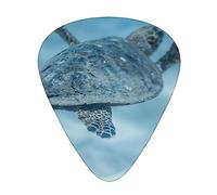 Guitar Picks,For Acoustic Guitar, Electric Guitar, Bass,Ukulele Three Size(12 Pack) Sea Turtle Print