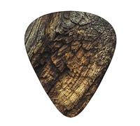 Guitar Picks,For Acoustic Guitar, Electric Guitar, Bass,Ukulele Three Size(12 Pack) Tree Trunk Print