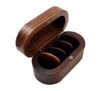 Guitar Picks for Electric Guitar, Wooden Guitar Picks - Ukulele Picks, 4-Piece Guitar Pick Pack, Portable Guitar Accessories, Guitar Tuner for Musicians, Guitar Lovers