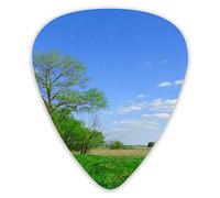 Guitar Picks Forest Landscape Sky 12 Pieces Ukulele Picks Including 0.46 mm 0.71 mm 0.96 mm