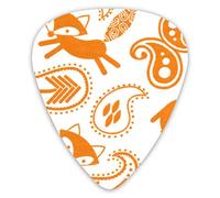 Guitar Picks Fox Baby 12 Pieces Ukulele Picks Including 0.46 mm 0.71 mm 0.96 mm