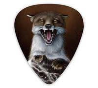 Guitar Picks Foxes Magic Roar 12 Pieces Ukulele Picks Including 0.46 mm 0.71 mm 0.96 mm