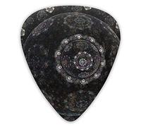 Guitar Picks Fractal Flame Premium Picks Sampler Unique Guitar Gift (12 Count)