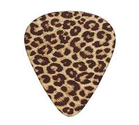 Guitar Picks Fun Leopard Print Printed 12 Pack Guitar Picks For Electric Acoustic Bass Guitar Ukelele