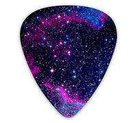 Guitar Picks Galaxy In Sky Guitar Picks 12 Pieces Ukulele Picks Including 0.46 mm 0.71 mm 0.96 mm