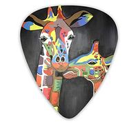 Guitar Picks Giraffe Art The Colorful Guitar Picks 12 Pieces Ukulele Picks Including 0.46 mm 0.71 mm 0.96 mm