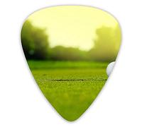 Guitar Picks Golf Grass 12 Pieces Ukulele Picks Including 0.46 mm 0.71 mm 0.96 mm