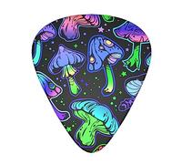 Guitar Picks gothic trippy magic mushrooms Picks Medium 12 Pack with Box Special Guitar Plectrums Gift Set for Guitarist