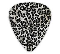 Guitar Picks Grey And Black Leopard Pattern Guitar Picks 12 Packs - Variety Guitar Picks Plectrums