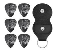 Guitar Picks Guitar Accessories Animal Looking Ahead Guitar Capo for Acoustic Guitar Electric Guitar Bass Guitar with Storage Bag 6 Picks