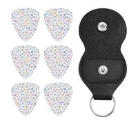 Guitar Picks Guitar Accessories Contains Many Hearts Guitar Capo for Acoustic Guitar Electric Guitar Bass Guitar with Storage Bag 6 Picks