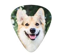 Guitar Picks Happy Corgi Dog Print 12 Pack Guitar Picks For Electric Acoustic Bass Guitar Ukelele