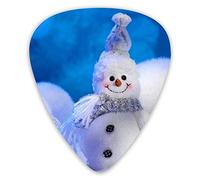 Guitar Picks Happy Winter Snowman Ukulele Picks 12 Pieces Including 0.46 mm 0.71 mm 0.96 mm
