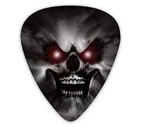 Guitar Picks Haunted Skull Galaxy Guitar Picks 12 Pieces Ukulele Picks Including 0.46 mm 0.71 mm 0.96 mm