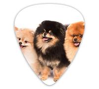 Guitar Picks Hiromi Dog Ukulele Picks 12 Pieces Including 0.46 mm 0.71 mm 0.96 mm