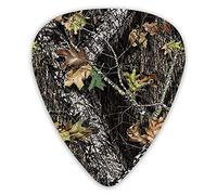 Guitar Picks Hunting Camo Withered Maple Premium Guitar Picks 12 Pieces Ukulele Picks Including 0.46 mm 0.71 mm 0.96 mm