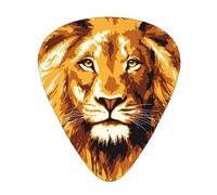 Guitar Picks,Illustration Of The Lion King For Acoustic Guitar, Electric Guitar, Bass,Ukulele Three Size(12 Pack)