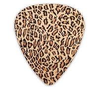 Guitar Picks Indian Cheetah Print Ukulele Picks 12 Pieces Including 0.46 mm 0.71 mm 0.96 mm