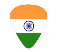 Guitar Picks Indian Flag Print Guitar Picks 12pcs for Electric Guitar Ukulele Accessories for Girls