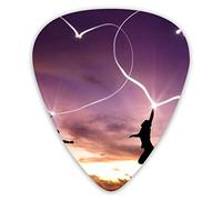 Guitar Picks Leap of Love 12 Pieces Ukulele Picks Including 0.46 mm 0.71 mm 0.96 mm