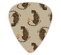 Guitar Picks Leopard Animal Print Premium Picks Sampler 12 Packs - Variety Guitar Picks Plectrums