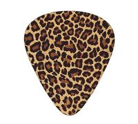 Guitar Picks,Leopard Print For Acoustic Guitar, Electric Guitar, Bass,Ukulele Three Size(12 Pack)