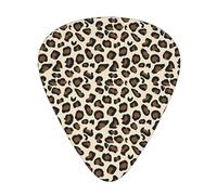 Guitar Picks,Leopard Print Print For Acoustic Guitar, Electric Guitar, Bass,Ukulele Three Size(12 Pack)