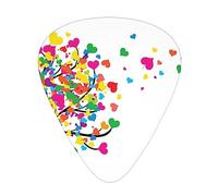 Guitar Picks Love Tree Printed Ukulele Bass Electric Acoustic Guitars Thin Medium Heavy 12 Pack(0.46/0.71/0.96 Mm)
