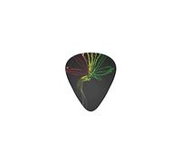 Guitar Picks Marijuana Art Premium Bass Picks For Electric Guitar And Bass Guitars With Three Sizes (12 Pack)